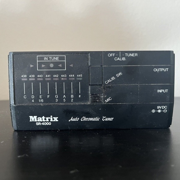 Vintage Matrix Auto Chromatic Musical Instrument Tuner SR-4000 - Picture 1 of 3